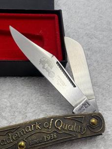 Vintage 1 of 1200 Imperial 3 Blade Brass Limited Edition Mac Tools Folder Made In USA