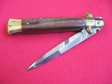 Vintage 9" Rosewood Bayonet BLADE ITALIAN STILETTO Switchblade Knife