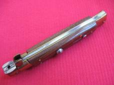 Vintage 9" Rosewood Bayonet BLADE ITALIAN STILETTO Switchblade Knife