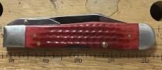 Case Cheetah, stainless steel, pocket worn red bone covers