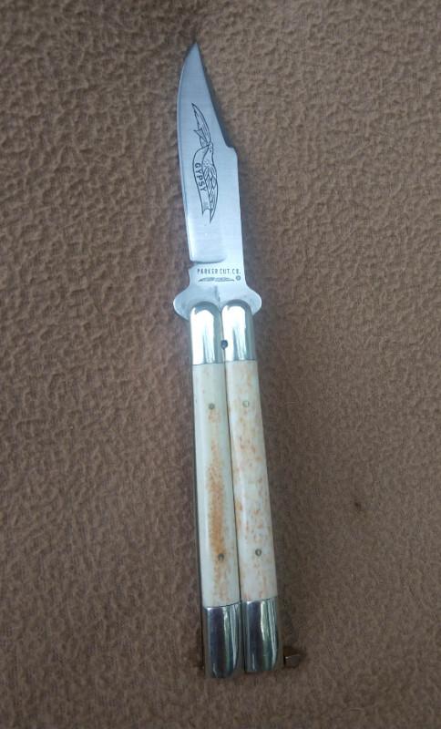 Parker Cut Co 1573 Gypsy Butterfly Knife MINT Parker Cut Co 1573 Gypsy Butterfly Knife MINT