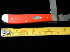 Case xx American Workman Red Synthetic Mini Trapper Knife Flag Shield 73927 USA Made NIB 4207CS 2024