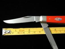 Case xx American Workman Red Synthetic Mini Trapper Knife Flag Shield 73927 USA Made NIB 4207CS 2024