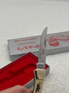 Vintage Imperial 1984 46th Anniversary Limited Edition MAC Tools 1 Blade Lock Back Folder USA