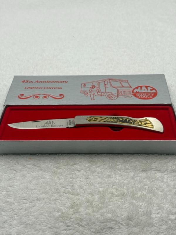 Vintage Imperial 1984 45th Anniversary Limited Edition MAC Tools 1 Blade Lock Back Folder USA
