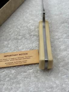 Schrade USA Scrimshaw 152SC Sharpfinger #09187 Fixed Blade Sheath Knife New In Box (#3)