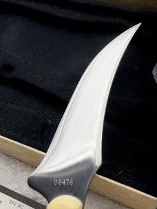 Schrade USA Scrimshaw Fixed Blade Sheath Sailing Ship / Whalers New In Box (#2)