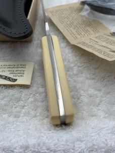 Schrade USA Scrimshaw Fixed Blade Sheath Sailing Ship / Whalers New In Box (#2)