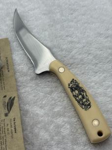 Schrade USA Scrimshaw Fixed Blade Sheath Sailing Ship / Whalers New In Box (#2)