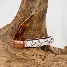 ROUGH RIDER Copper COPPERSTONE LOCKBACK FOLDING POCKET KNIFE RYDER  RR1530 (206)