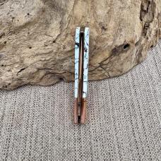 ROUGH RIDER Copper COPPERSTONE LOCKBACK FOLDING POCKET KNIFE RYDER  RR1530 (206)
