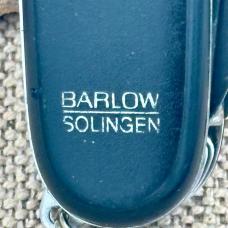 Barlow Solingen Vintage Black 5 Blade Multi Tool Pocket Knife scissors (228)