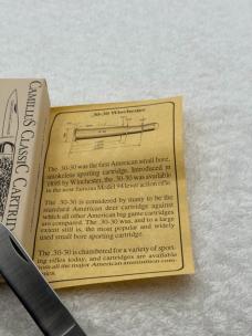Vintage Camillus Classic Cartridge Knife CCC-2 1992 30-30 Winchester Cartridge