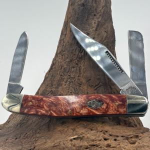 WILD TURKEY CUTLERY 3 BLADE FOLDING STOCKMAN POCKET KNIFE WTC-066WR 229