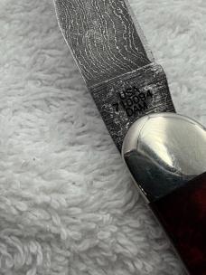 Case XX 2021 9 Dot 1 Blade Med Size Toothpick 710094DAM with Damascus Blade (#32)