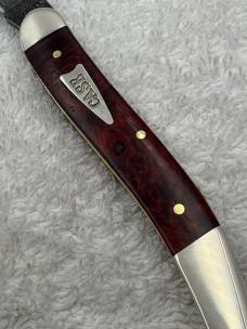 Case XX 2021 9 Dot 1 Blade Med Size Toothpick 710094DAM with Damascus Blade (#32)