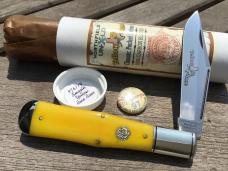 Great Eastern Cutlery Northfield 976119 Allegheny Texas Yellow Rose Bone