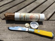 Great Eastern Cutlery Northfield 976119 Allegheny Texas Yellow Rose Bone