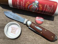 Great Eastern Cutlery 852221CL Bullet End Cap Lifter Natural Canvas Micarta