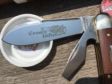 Great Eastern Cutlery 852221CL Bullet End Cap Lifter Natural Canvas Micarta