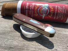 Great Eastern Cutlery 852221CL Bullet End Cap Lifter Natural Canvas Micarta