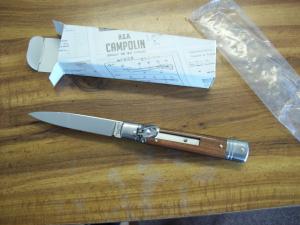 A.G.A. Campolin 8" Lever Maniago, Italy GO-55020-CW Rosewood UNUSED W/Box