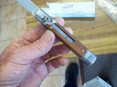A.G.A. Campolin 8" Lever Maniago, Italy GO-55020-CW Rosewood UNUSED W/Box