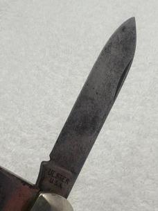 Ulster Vintage 2 Blade Electrician Knife Made In USA (#57)