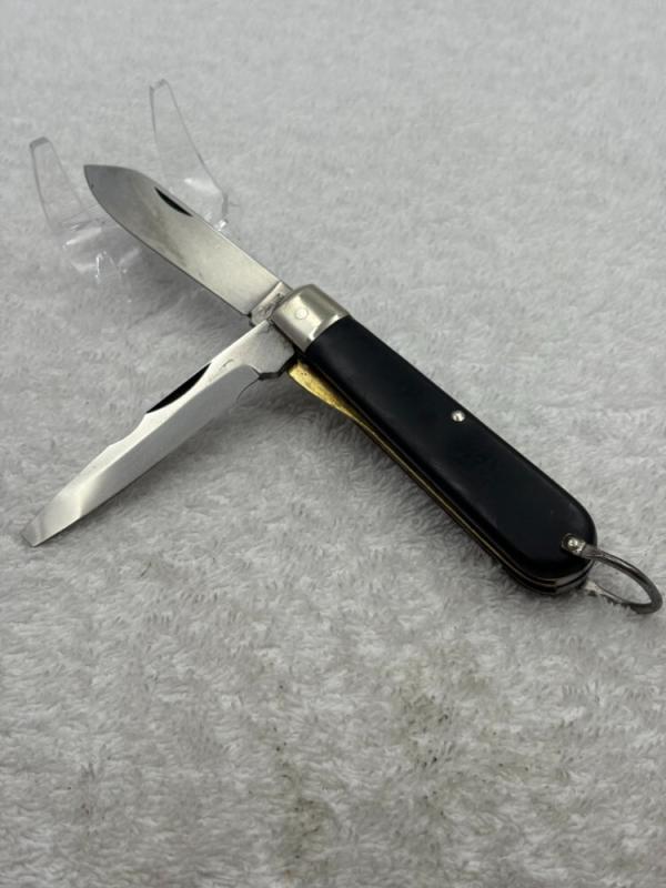 Camillus Vintage Electrican Liner Lock Knife Made In USA (#62)