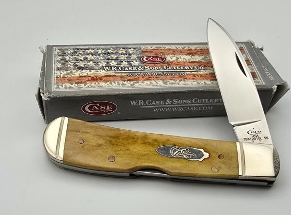 2017 Case XX Smooth Antique Bone Tribal Lock – New in Box – Rare Find!