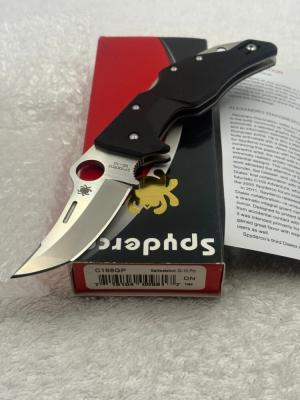 Spyderco C168GP Battlestation G-10 Pin Folder NIB Made In Seki Japan Discontinued
