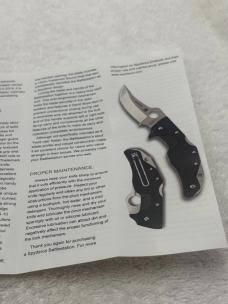 Spyderco C168GP Battlestation G-10 Pin Folder NIB Made In Seki Japan Discontinued