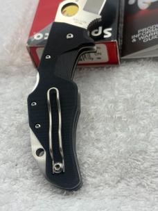 Spyderco C168GP Battlestation G-10 Pin Folder NIB Made In Seki Japan Discontinued