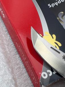 Spyderco C168GP Battlestation G-10 Pin Folder NIB Made In Seki Japan Discontinued