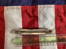 Bulldog Brand 2 Blade Hunter w/ War Hawk Blade Etch w/ Great Slab Stag Handles -NOS