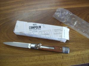 AGA Campolin 8quot Lever Maniago Italy GO-55020-CW Rosewood UNUSED WBox