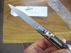 A.G.A. Campolin 8" Lever Maniago, Italy GO-55020-C Gen. Stag/Antler UNUSED W/Box