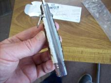 A.G.A. Campolin 8" Lever Maniago, Italy GO-55020-C Gen. Stag/Antler UNUSED W/Box