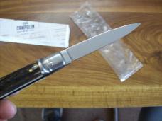 A.G.A. Campolin 8" Lever Maniago, Italy GO-55020-C Gen. Stag/Antler UNUSED W/Box