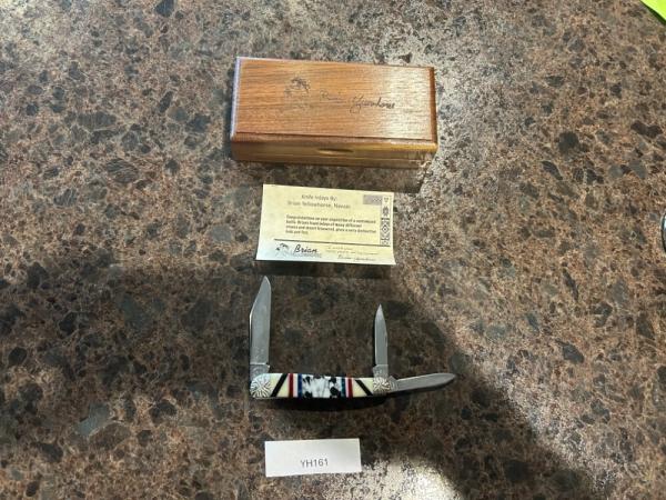 NEW-Brian Yellowhorse knife Model #YH161