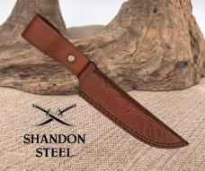 Damascus Hunter Fixed Knife 4
