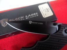 BLACK LABEL TACTICAL FROM YEARS PAST UNUSED IN BOX STRONG & SHARP APPROX 5" LINER LOCK - BELT CLIP