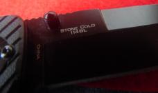 BLACK LABEL TACTICAL FROM YEARS PAST UNUSED IN BOX STRONG & SHARP APPROX 5" LINER LOCK - BELT CLIP