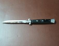 11" FRANK BELTRAME STILETTO WITH BLACK IMATATION HANDLES AND A 4MM BAYONET BLADE