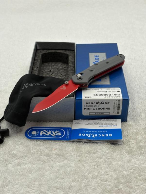 Benchmade 945RD-2401 Mini Osborne Limited Edition 2024 Shot Show Knife New In Box 