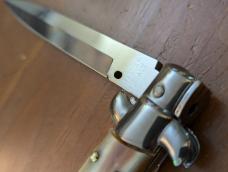 FRANK BELTRAME 28CM-11" BAYONET BLADE STILETTO BRAZILIAN HONEY HORN...NEW AND ROWDY! 