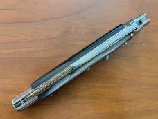 FRANK BELTRAME 28CM/11inch BAYONET BLADE BUFFALO HORN AUTOMATIC STILETTO...NEW 