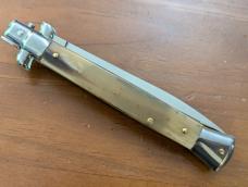 FRANK BELTRAME 28CM-11" DAGGER BLADE STILETTO BRAZILIAN HONEY HORN...NEW AND ROWDY! 