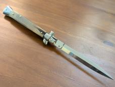 FRANK BELTRAME 28CM-11" DAGGER BLADE STILETTO BRAZILIAN HONEY HORN...NEW AND ROWDY! 