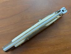 FRANK BELTRAME 28CM-11" DAGGER BLADE STILETTO BRAZILIAN HONEY HORN...NEW AND ROWDY! 